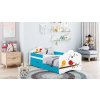Dětská postel Tobík - ptáčci (Barva bílá, Velikost spací plochy 140x70)