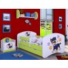 Dětská postel Happy Babies - policejní pes (Barva bílá, Velikost spací plochy 140x70, Šuplík NE)