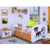 Dětská postel Happy Babies - tlapková patrola (Barva bílá, Velikost spací plochy 140x70, Šuplík NE)