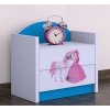 111562 3 nocni stolek happy princezna s konikem