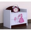 111562 5 nocni stolek happy princezna s konikem