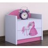 111562 1 nocni stolek happy princezna s konikem