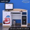 Psací stůl Happy B02 - auto (Barva bílá)