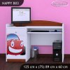 Psací stůl Happy B03 - auto (Barva bílá)