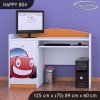 Psací stůl Happy B04 - auto (Barva bílá)