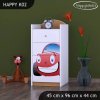 Komoda Happy K02 - auto (Barva bílá)