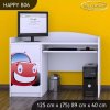 Psací stůl Happy B06 - auto (Barva bílá)