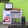 Psací stůl Happy B09 - auto (Barva bílá)