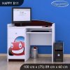 Psací stůl Happy B11 - auto (Barva bílá)