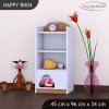 Regál Happy RN04 - auto (Barva bílá)