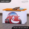 Box na hračky Happy KNZ01 - auto (Barva bílá)