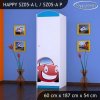 Skříň Happy SZ05 - auto (Barva bílá, Otevírání dvířek pravé, Vnitřek skříně šatní tyč)