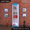 Regál Happy RW04 - auto (Barva bílá)