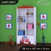 Regál Happy RW11 - auto (Barva bílá)