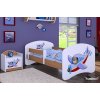 Dětská postel Happy Babies - letadlo (Barva bílá, Velikost spací plochy 140x70, Šuplík NE)