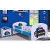 Dětská postel Happy Babies - policie (Barva bílá, Velikost spací plochy 140x70, Šuplík NE)