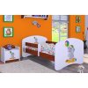 Dětská postel Happy Babies - slon s balonkem (Barva bílá, Velikost spací plochy 140x70, Šuplík NE)