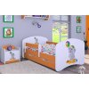 Dětská postel Happy Babies - slon s balonkem (Barva bílá, Velikost spací plochy 140x70, Šuplík NE)