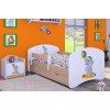Dětská postel Happy Babies - slon s balonkem (Barva bílá, Velikost spací plochy 140x70, Šuplík NE)