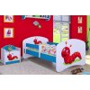 Dětská postel Happy Babies - veselá housenka (Barva bílá, Velikost spací plochy 140x70, Šuplík NE)