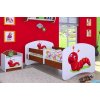 Dětská postel Happy Babies - veselá housenka (Barva bílá, Velikost spací plochy 140x70, Šuplík NE)