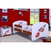 Dětská postel Happy Babies - závod F1 (Barva bílá, Velikost spací plochy 140x70, Šuplík NE)