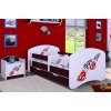 Dětská postel Happy Babies - závod F1 (Barva bílá, Velikost spací plochy 140x70, Šuplík NE)