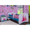 Dětská postel Happy Babies - princezna se zámkem (Barva bílá, Velikost spací plochy 140x70, Šuplík NE)