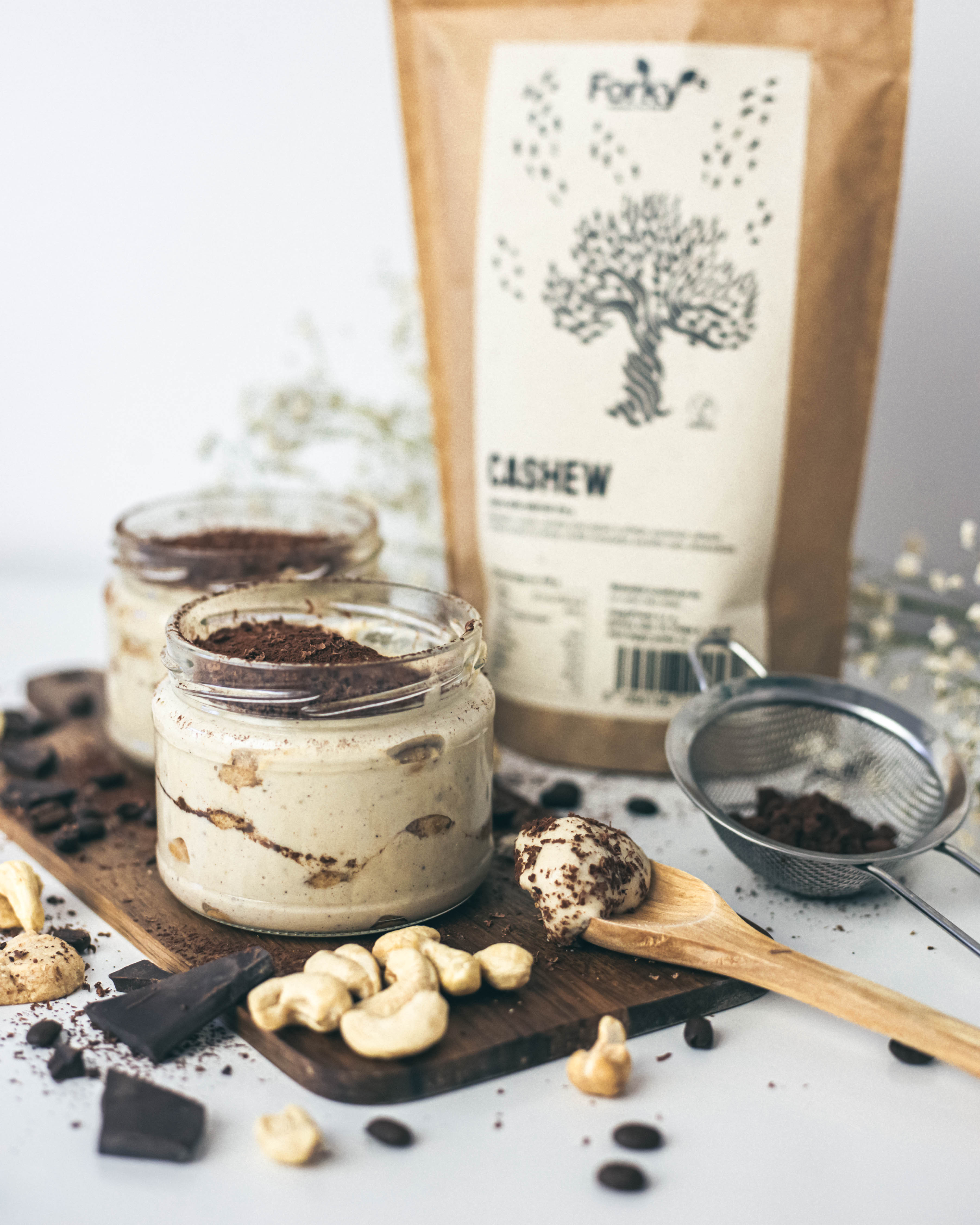 Proteinové vegan tiramisu