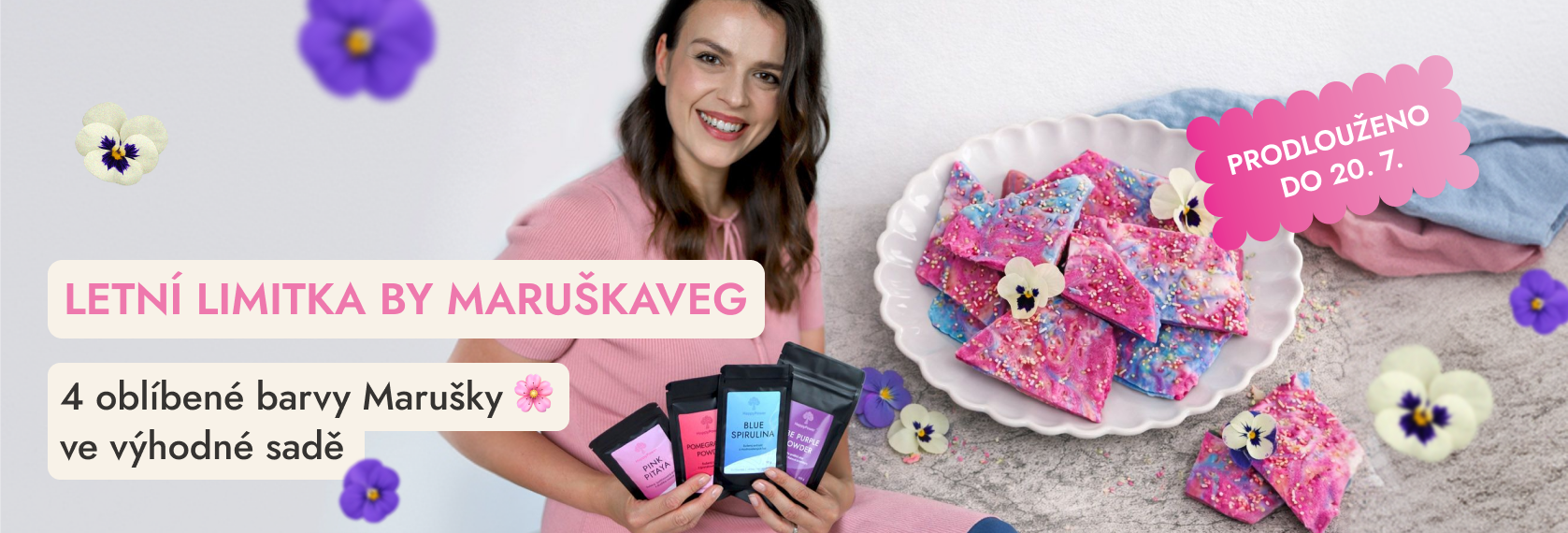 Letní limitka by MaruškaVeg – 4 oblíbené barvy Marušky ve výhodné sadě – prodlouženo do 20.7.