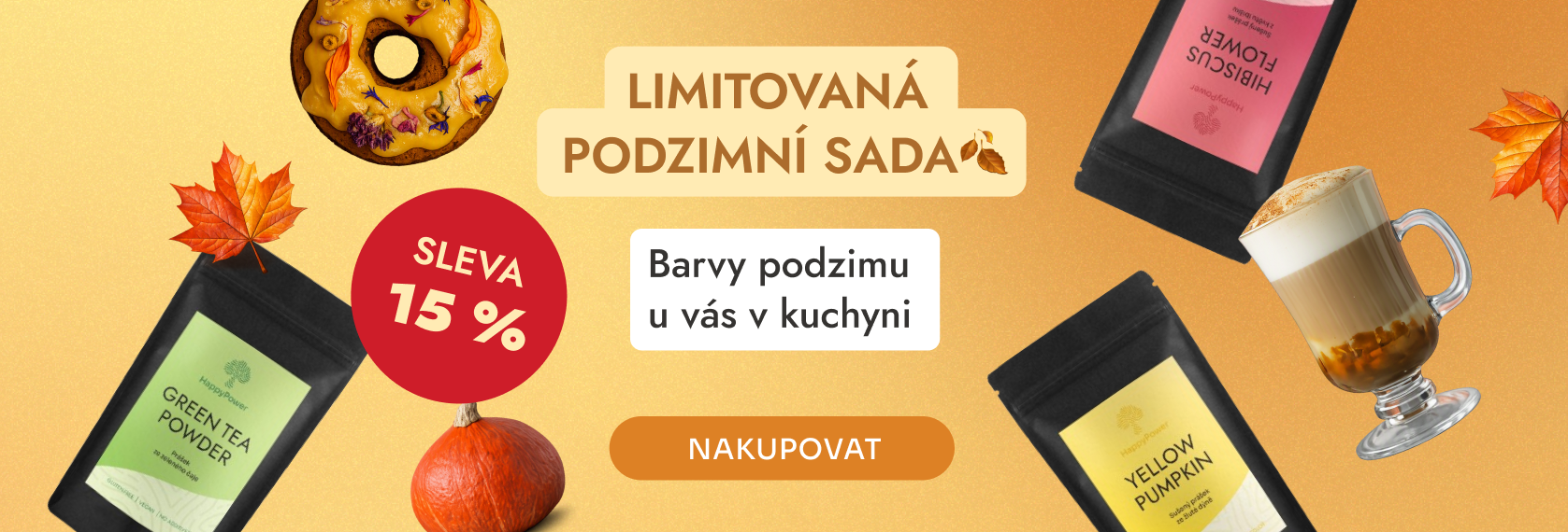 Limitovaná podzimní sada barevných prášků