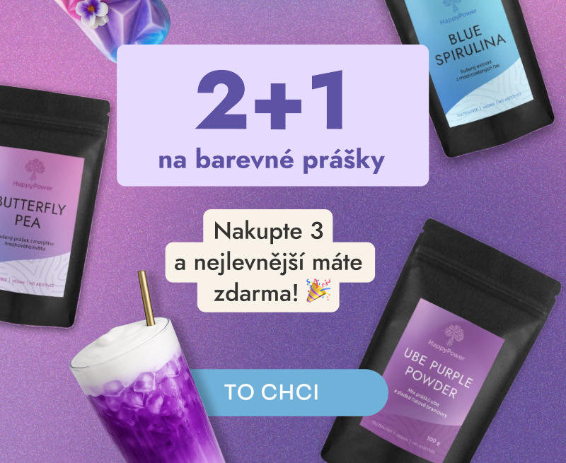 Akce 2+1 na všechny barevné prášky  – nakupte 3 a nejlevnější máte zdarma!