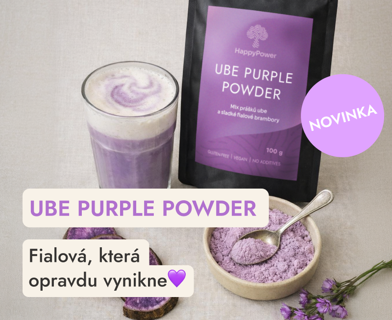 Ube Purple Powder – fialový prášek na přípravu ube latte a dezertů