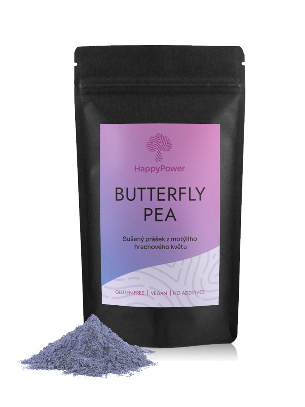 HappyPower Motýlí hrachový květ prášek Velikost balení: 20 g