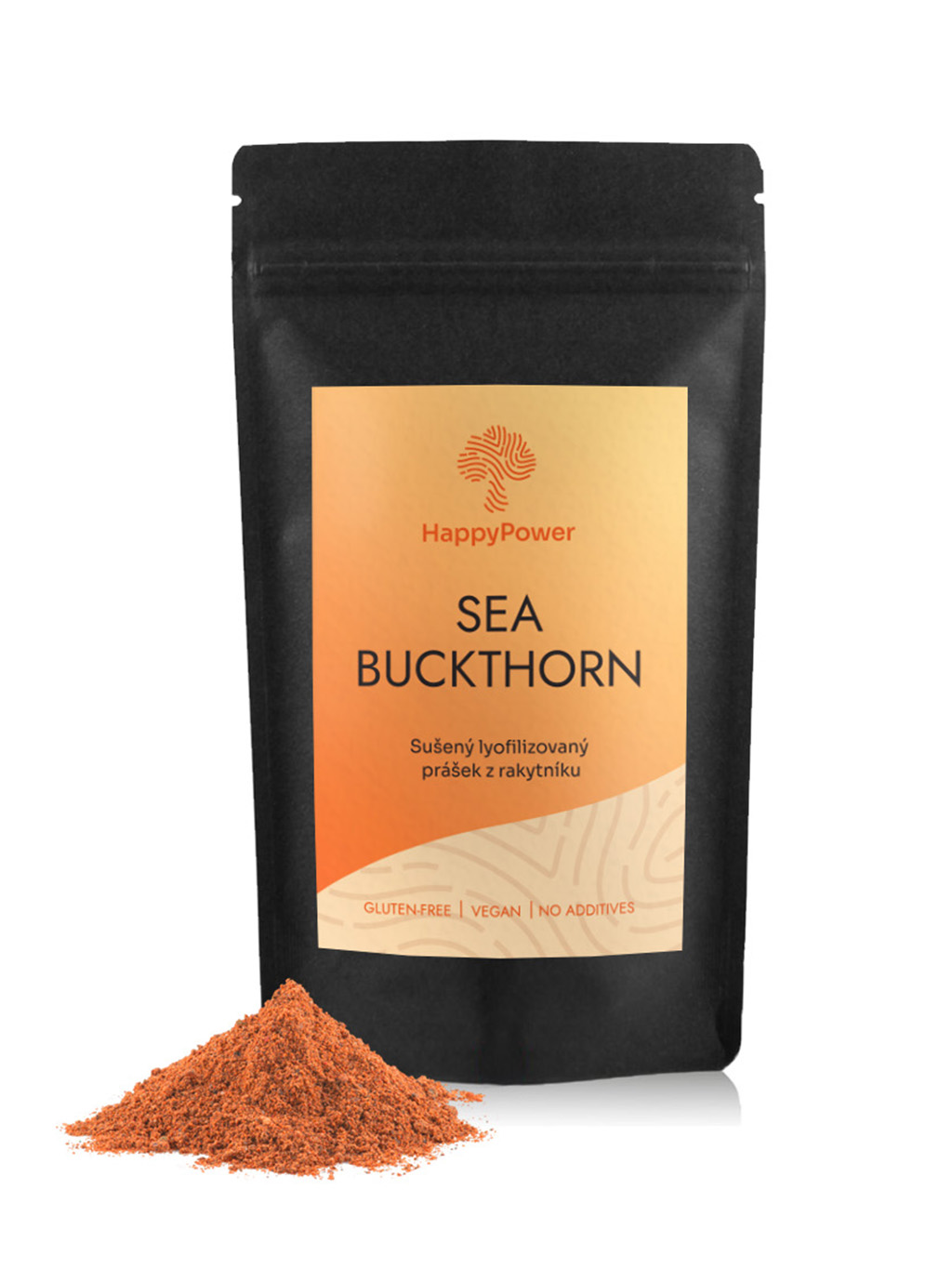 HappyPower Rakytník prášek Velikost balení: 40 g