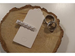 Sponečka pro nevěstu nebo družičku s pěti srdíčky