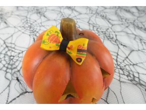 žlutá halloweenská sponečka s dýněmi