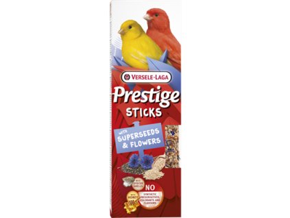Sticks Canaries with Superseeds & Flowers