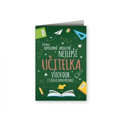 Přání pro paní učitelku - Tabule - Nejlepší učitelka