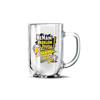 Dárkový půllitr - Nemám problém s pivem!