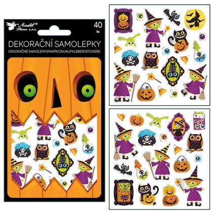 Samolepky Halloween - 40 ks
