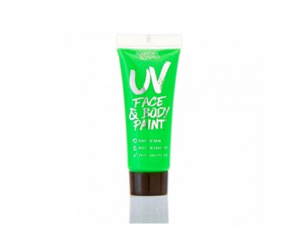 UV Festék a testre és az arcbőrre Splashes & Spills - zöld