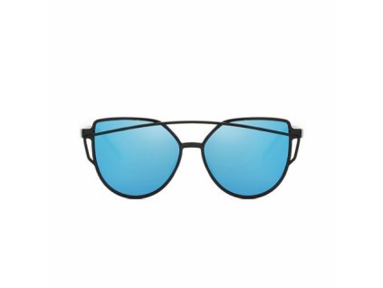 Napszemüveg - Cat Eye Aviator style - fekete - kék üveg