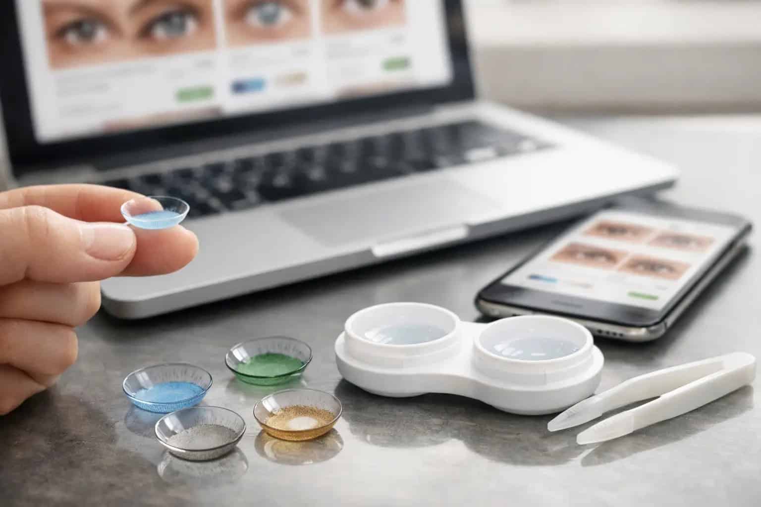 Dioptrické farebné šošovky online bez omylov