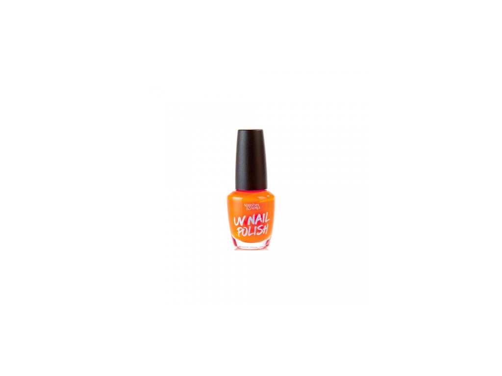 UV Lak na nechty Splashes & Spills - oranžový