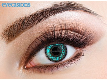 Eyecasions - Two Tone Aqua | mesačné + 60ml roztok + púzdro zadarmo