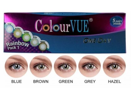One day - Trublends Rainbow Pack1 | 5 párov | jednodňové