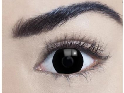 MesmerEyez - Mini Sclera Black 17mm | jednodňové (Black titan)