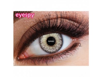 Eyespy - Three Tone Satin Grey | mesačné + 60ml roztok + púzdro zadarmo