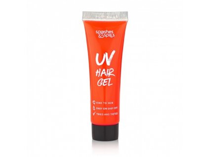 UV gél na vlasy Splashes & Spills -  oranžový